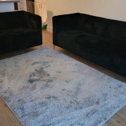 Sofa And Loveseat Black New ⚫️ 😍 Livingroom NEW 