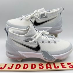 Nike Force Zoom Trout 9 Elite Baseball Cleats White FB2906-100 Men's Sizes