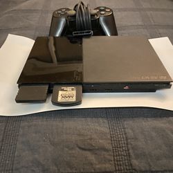 Sony PlayStation 2 With Controller & Memory Card