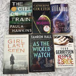 Thriller Suspense Novels Books