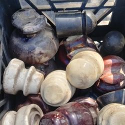 Mixed Railroad Insulators 
