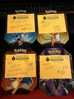 Bulk Pokémon Cards And Tins