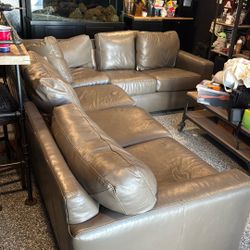 Leather Couch For Free 
