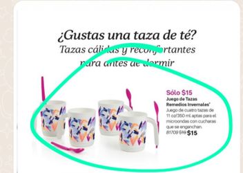 Set De Tazas Tupperware USA Las Últimas En Especial 15dls Max Tax  Se Recojen En Un Lugar Conveniente  