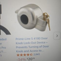 Door knob S 4180 Lock out device