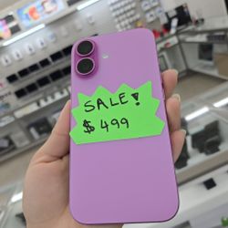 iPhone 16 128gb AT&T Cricket 