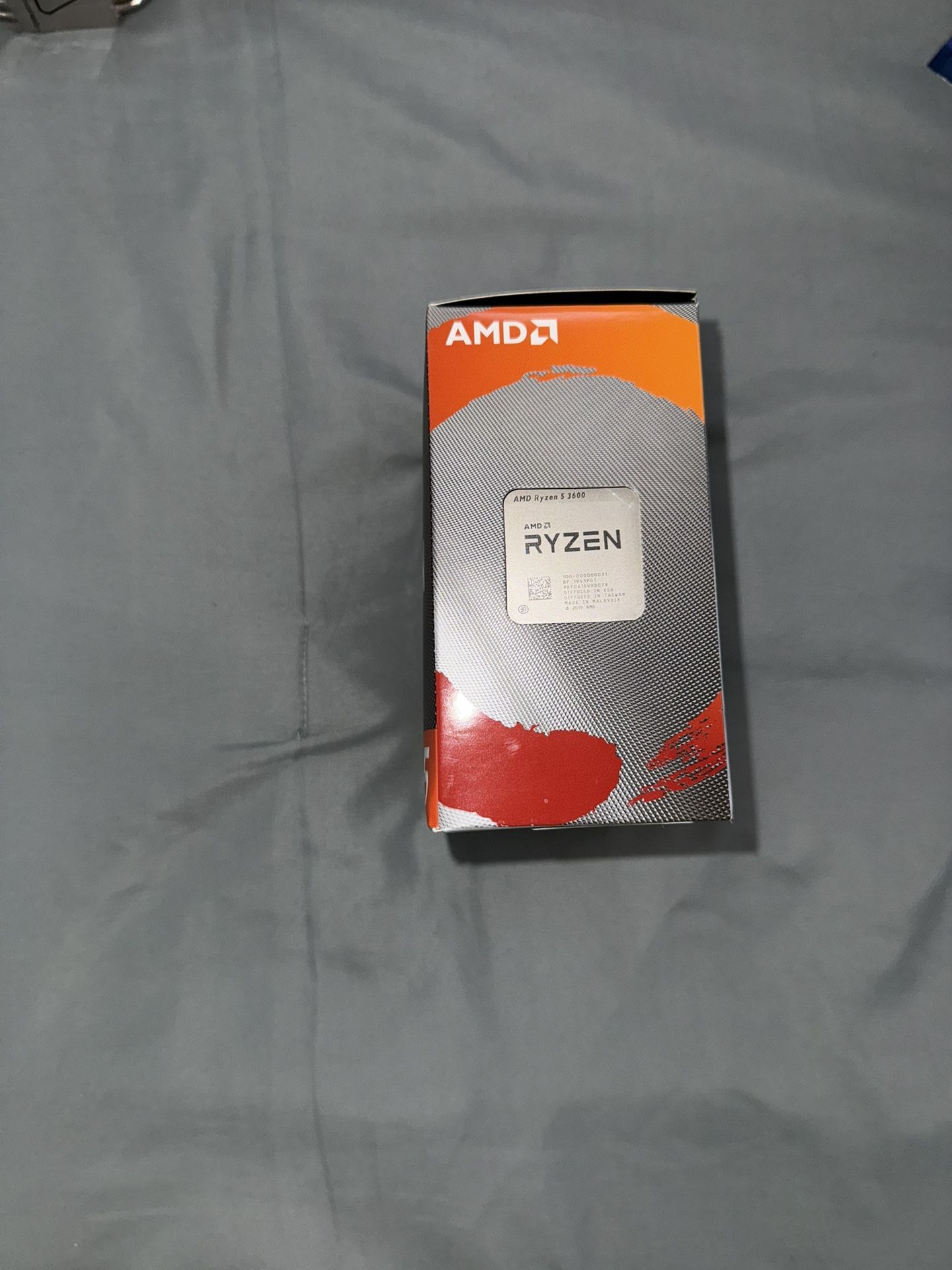 Ryzen 5 3600 With Box And Stock Cooler