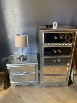 One tall dresser & one night stand both together $275 obo both not separately