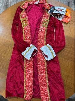 Pirate costume child 12-14 preowned  Halloween