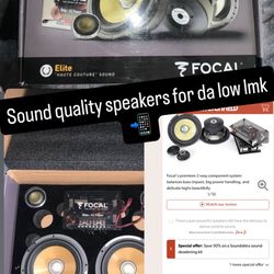 Focal Speakers And Tweeters 