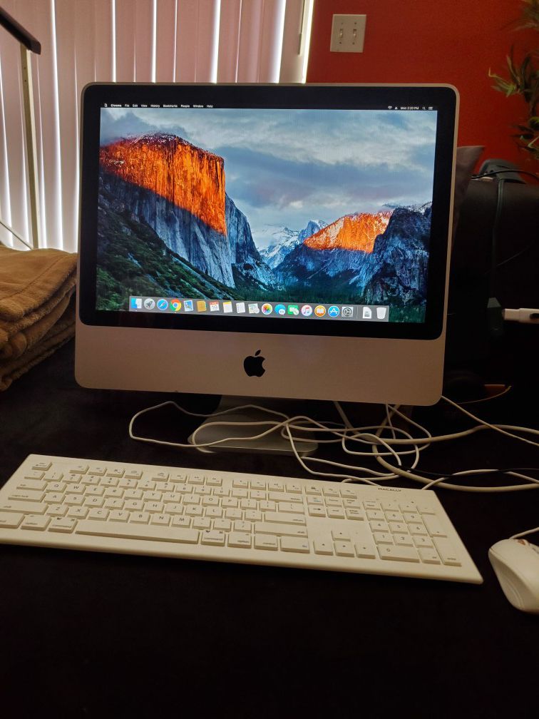 20 inch iMac upgraded HDD and ram