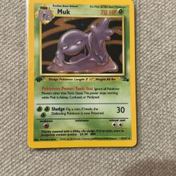 Pokemon Muk 1st Edition 