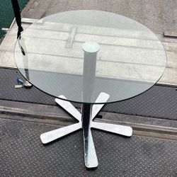 Glass Table No Chairs 