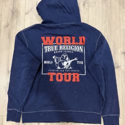 Vintage true religion zip up hoodie