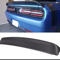 Fits 08-22 Dodge Challenger Trunk Spoiler Wing Unpainted ABS