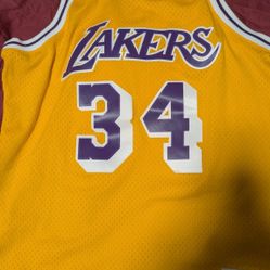 Shaquille O'Neal Hardwood Classics Mitchell and Ness Jersey