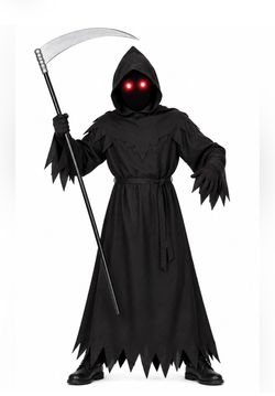 NWT Lomesion Kids Grim Reaper Halloween Costume Size: Large