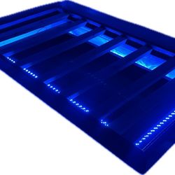 Twin Size Floating Bed And Mattress/Mattress Topper 