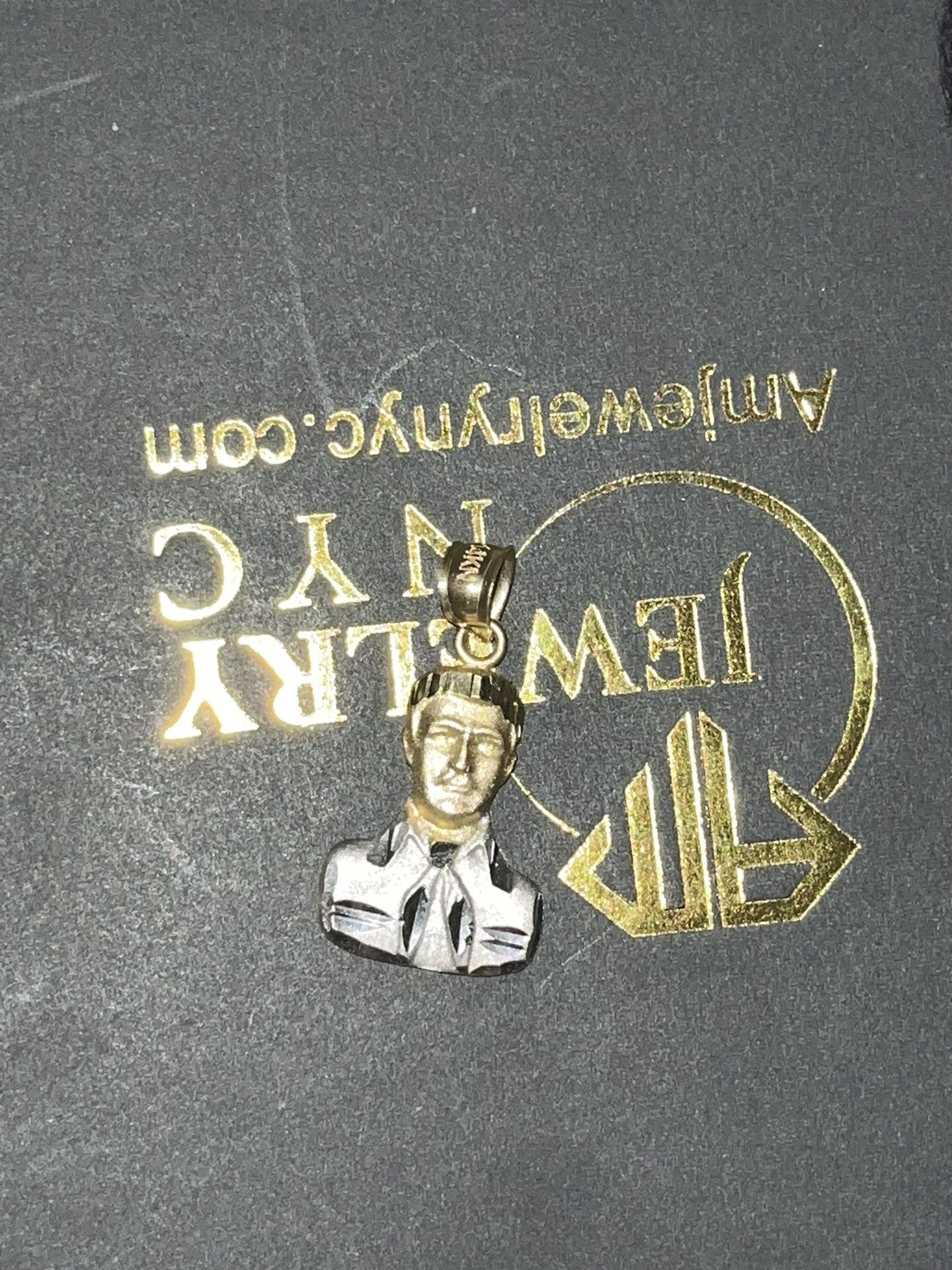 14k Gold Jesus Malverde