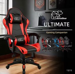 🎮 Brand New VIDITA Gaming Chair w/ Reclining Back & Footrest