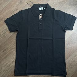 Black Burberry Polo  