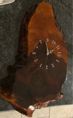 Wood Clock Working Absolutely Beautiful