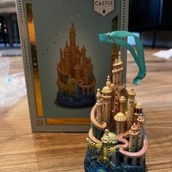 Part of the limited release Disney castle collection series  Castle: Ariel king triton from little mermaid  Number in series of ten:  #8