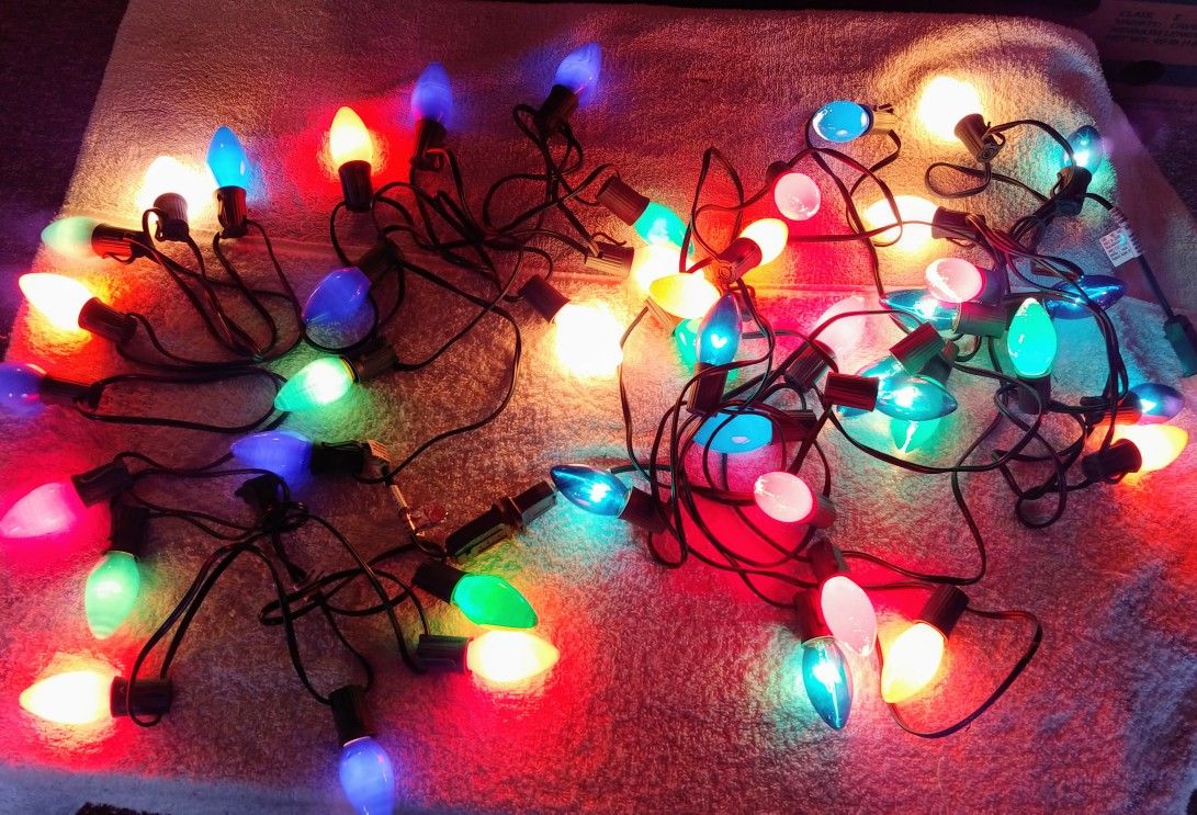 Vintage C-9 Christmas Lights