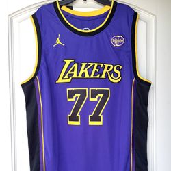 2XL/3XL - LAKERS #77 LUKA DONCIC JERSEY