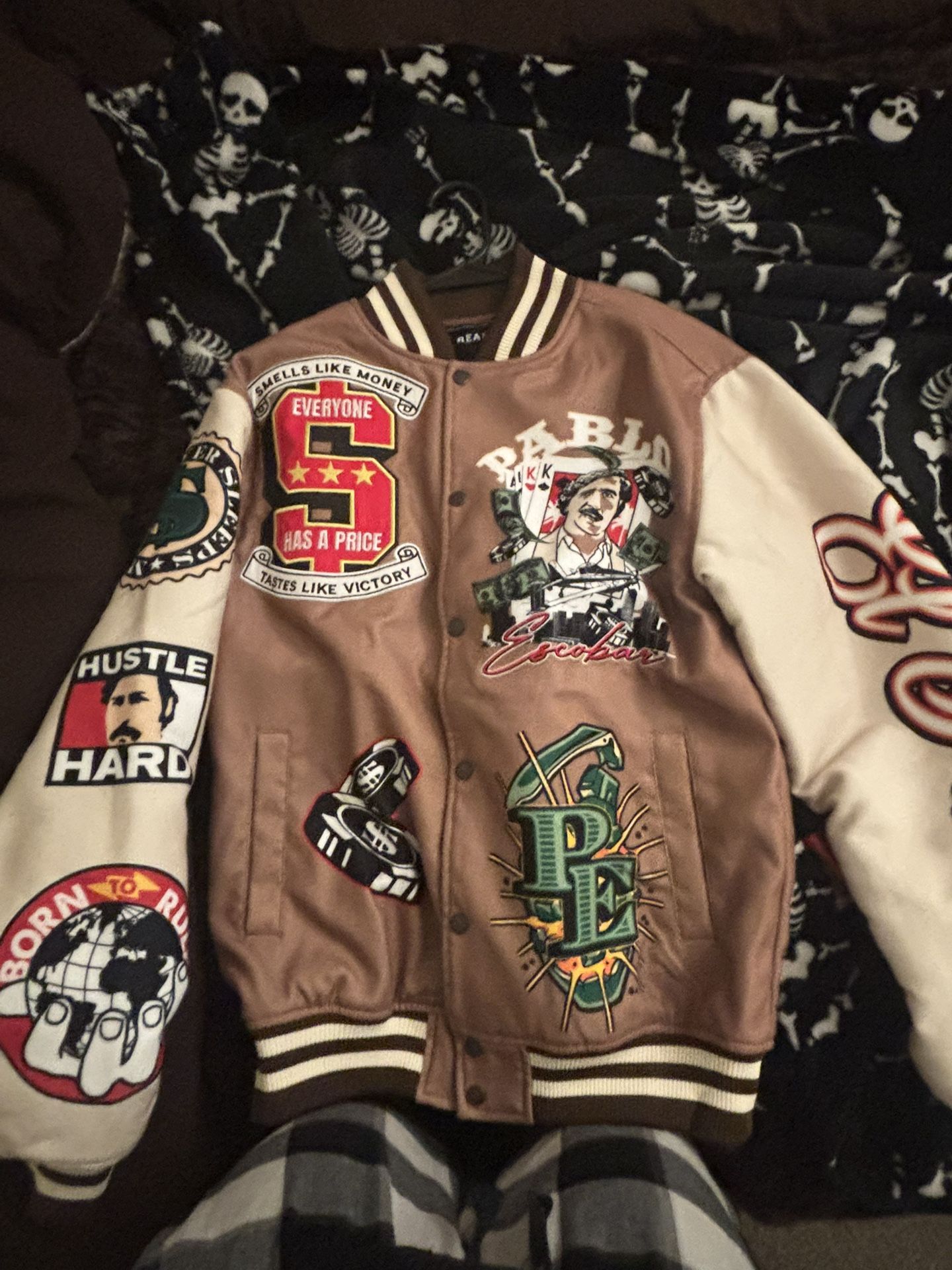 Pablo Escobar Letterman Jacket