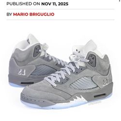 Air Jordan Wolf Grey 5