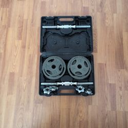 Fitness Gear Adjustable Dumbbell Set