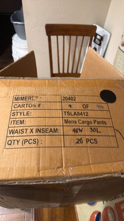 Men’s cargo pants size 48-30 19 pairs for $20
