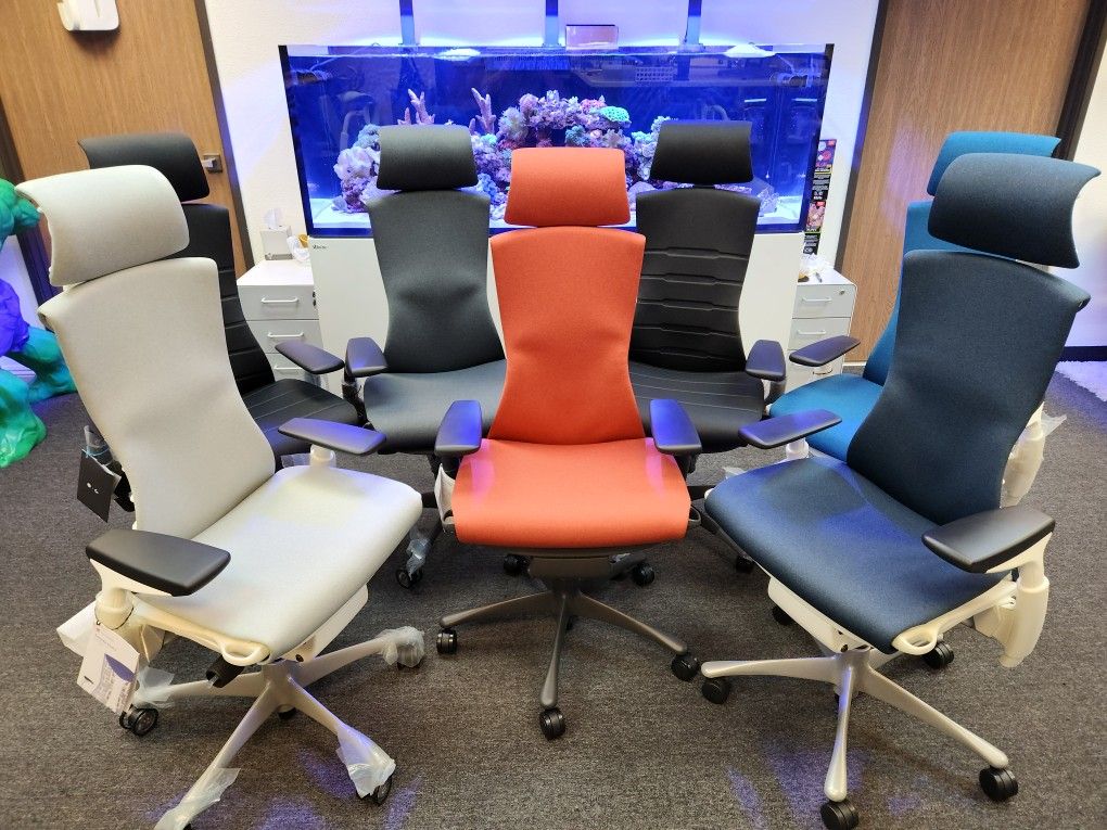 🔥BRAND NEW 2024🔥40% OFF🔥 HERMAN MILLER LOGITECH X GAMING EMBODY CHAIRS🔥USED EMBODY STARTING @ $899🔥PICK-UP🔥DELIVERY🔥SHIP🔥