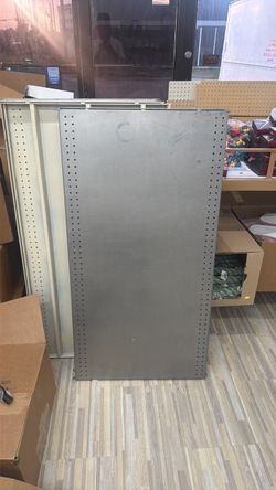 16 Lozier 48" Gray Shelf 28" Depth. All 200 or $15 each