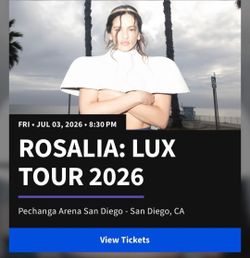Rosalia: Lux Tour 2026