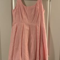 Pink Nine West Dress Size 16