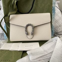 Gucci Dionysus Mini Leather Chain Wallet