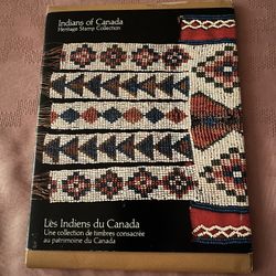 Canada post Indians of Canada heritage stamp collection  (opened)