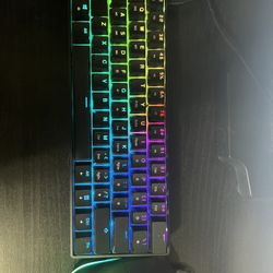 60% GK61 Keyboard And Logitech Mouse