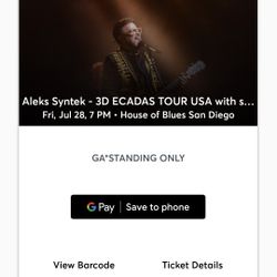 Alex Syntek Tickets