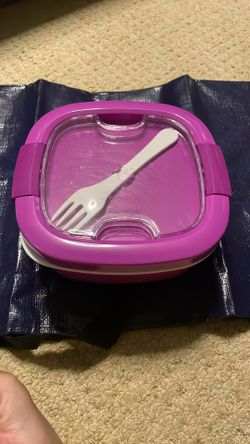 Kawaii! Purple Bento box (lunch Box)