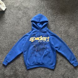 Blue Spider Hoodie