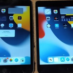 2 Mini Ipads 2018  For Parts  E Everything Works  $20 Each 