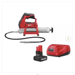Milwaukee M12 Grease Gun W/ High Output XC5.0 & Charger