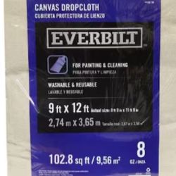 Painters cover - drop cloth 9x12