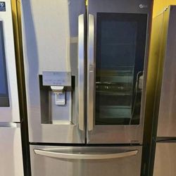 🍂REFRIGERATOR WINDOW EASY ACCESS LG 🍂✔️STAINLESS STEEL✔️🆓️FREE DELIVERY🆓️