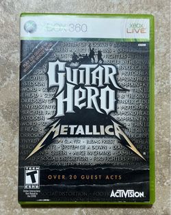 (Xbox 360) Guitar Hero Metalica