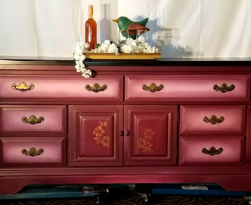 Wine color Dresser or Cedenza