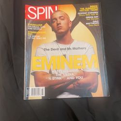 Vintage 2000 Eminem Rapper Spin Magazine Issue August 2000